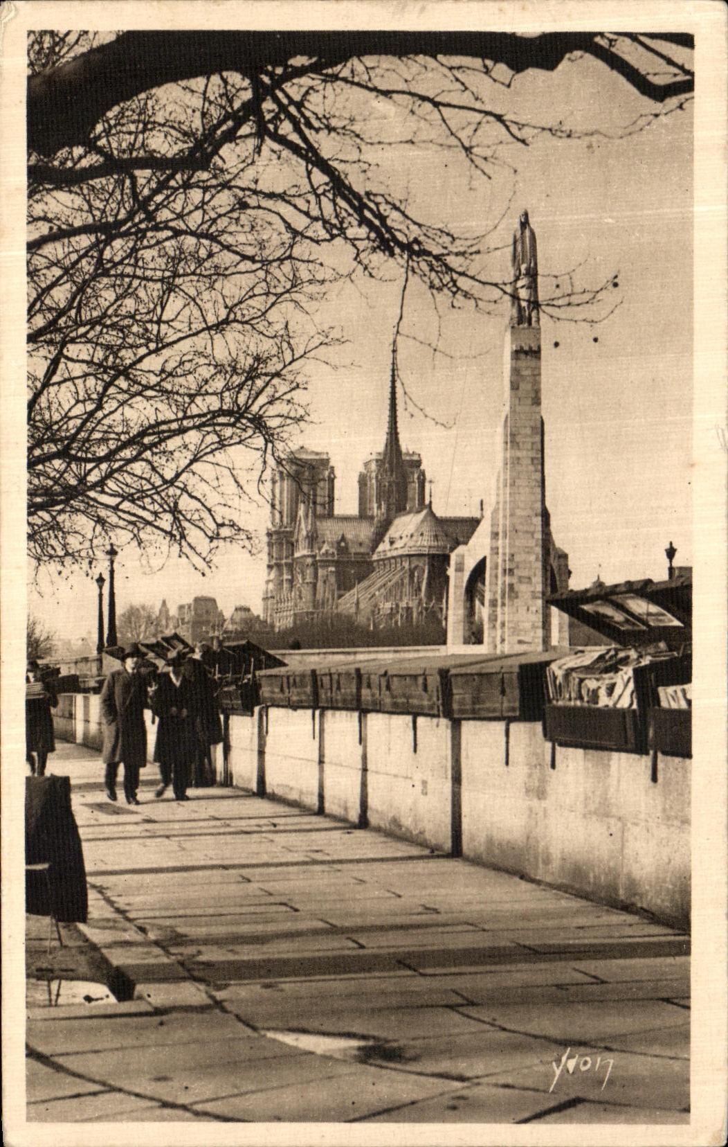 CPA Paris En Flanant Quai de la Tournelle Notre Dame