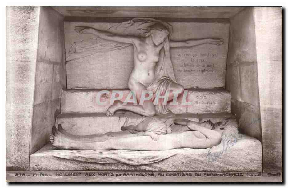 Parigi — Monumento ai Morti di Bartholomé, nel cimitero del Père-Lachaise (Ota) — n° 248