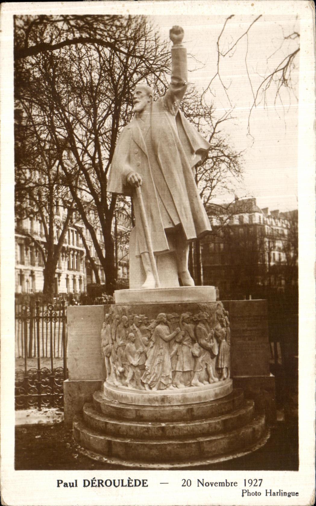 CPA Paul Deroulede 20 novembre 1927 PAris 