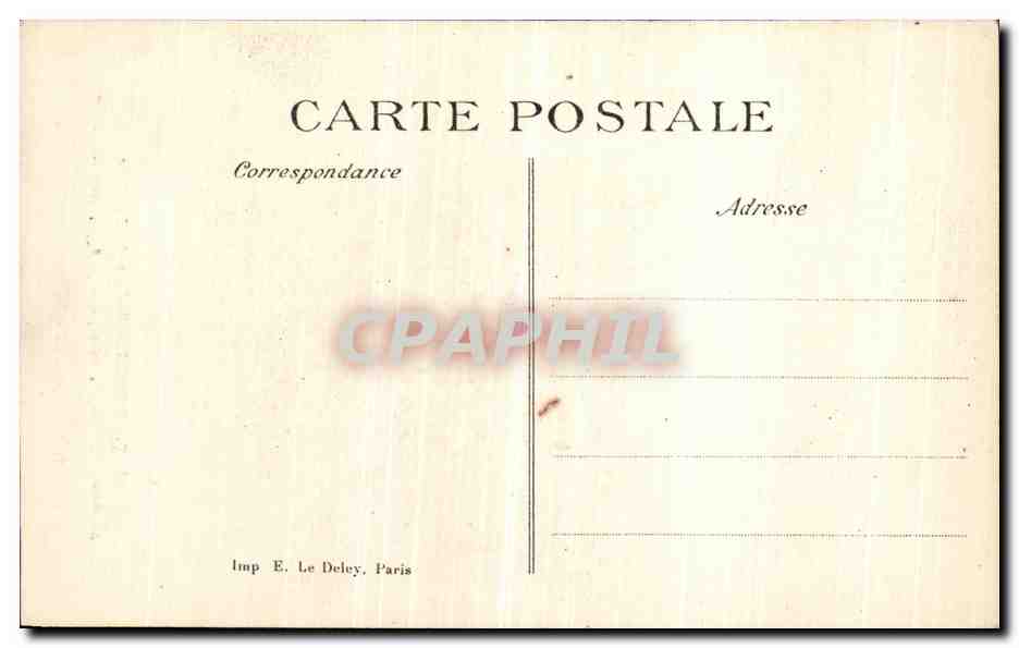 CPA Paris Palais de Justice Grosse Horloge Germain Pilon  — Rückseite
