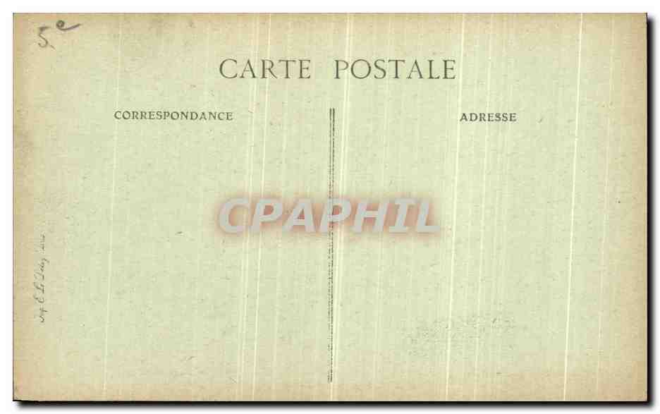 CPA Paris Vestiges des remparts presumes de Paris Clos de Saint Julien le Pauvre Notre Dame — Rückseite