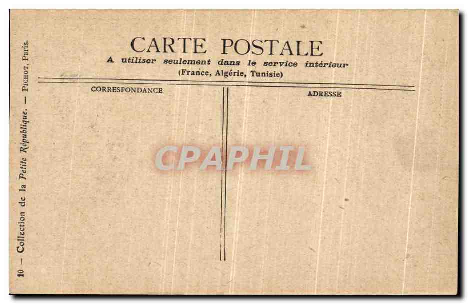 CPA La Rue Reaumur Au 111 La Petite Republique Paris  — Verso