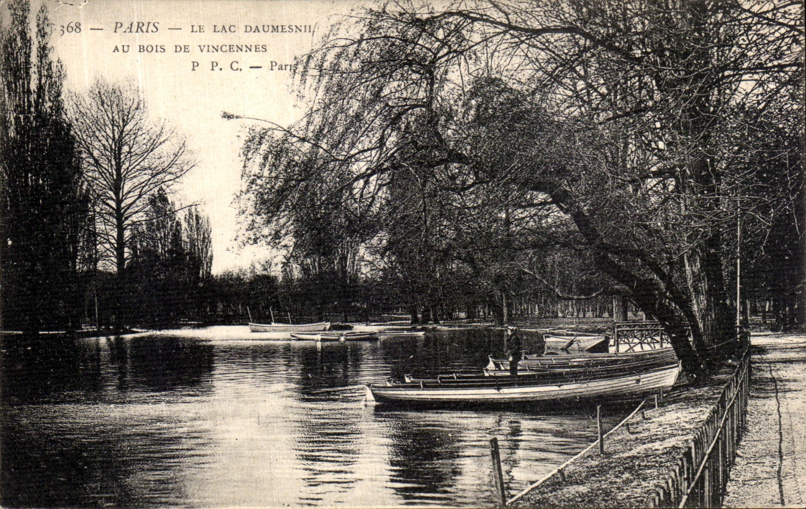 CPA Paris Le Lac Daumesnil Au Bois De Vincennes 