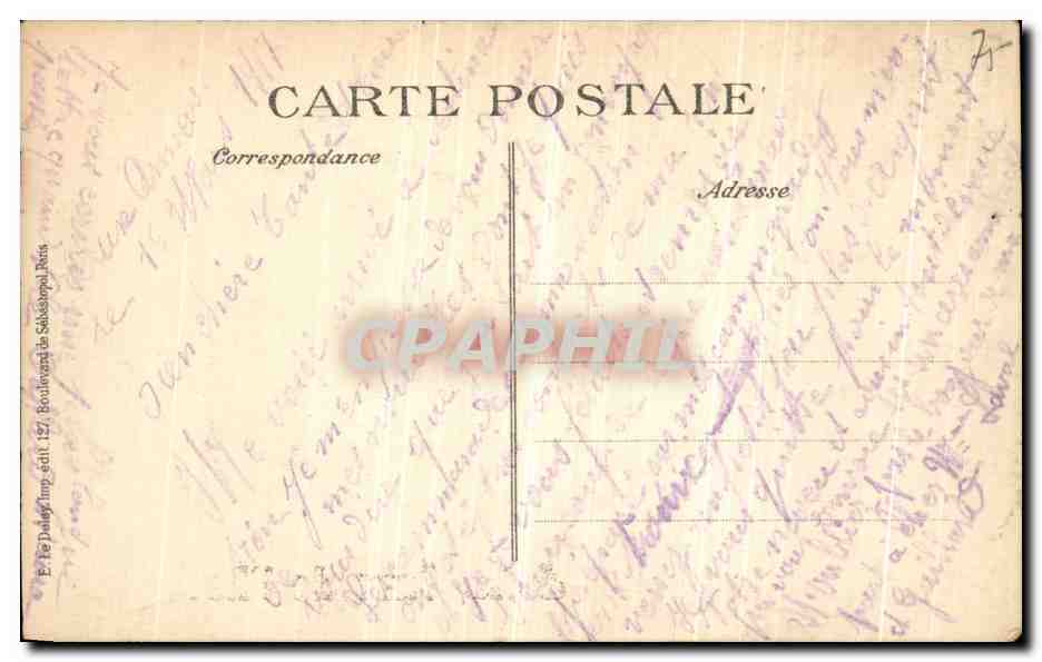 Estación del Este — Una pensada — E. Le Daldy — Reverso
