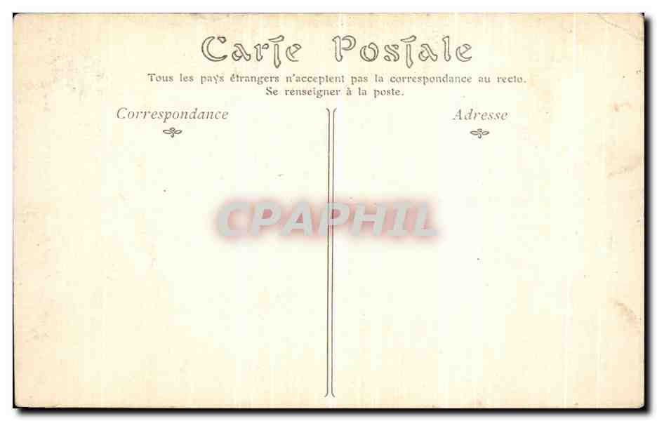 CPA Alencon Grand portail de l eglise Notre Dame — Rückseite