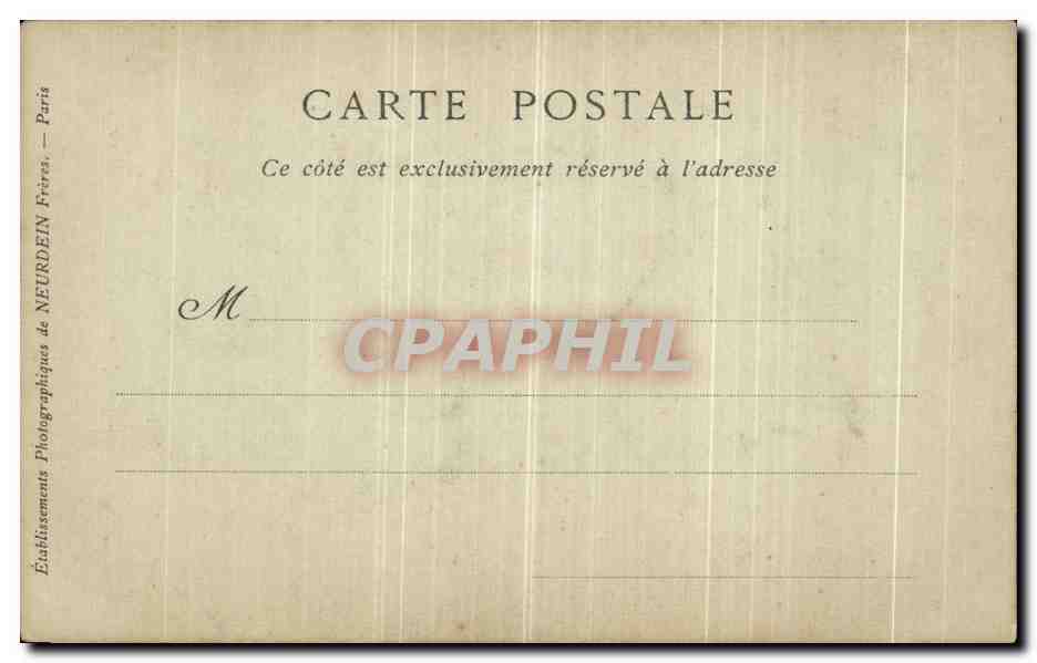 CPA Alencon Grand Portail de l eglise Notre Dame — Rückseite