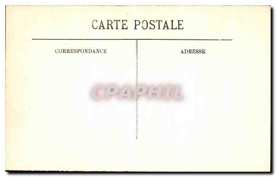 CPA Alencon L Hotel De Ville — Rückseite