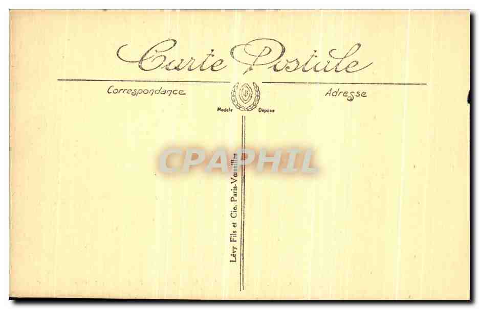 CPA Alencon Le Chateau vu de la Place d armes — Rückseite