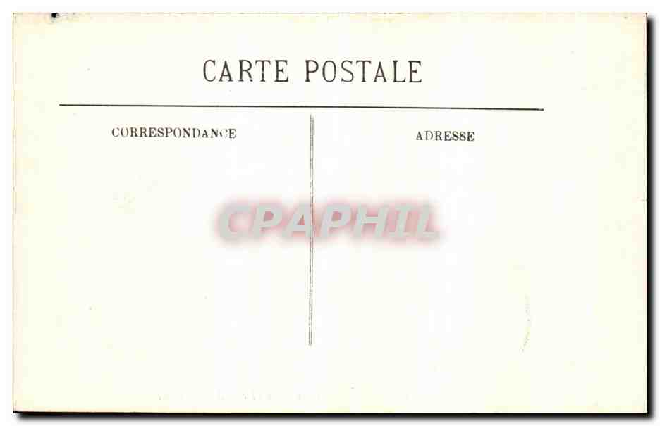 CPA Alencon Le Chateau vu de la Place d Armes — Rückseite