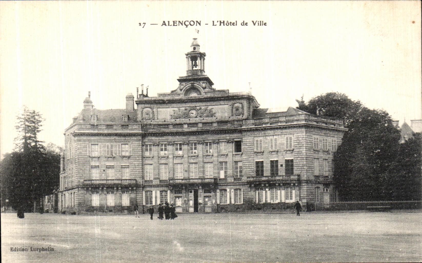 CPA Alencon L Hotel de Ville