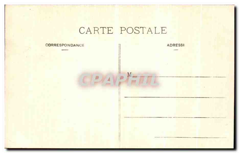 CPA Alencon L Hotel de Ville — Rückseite