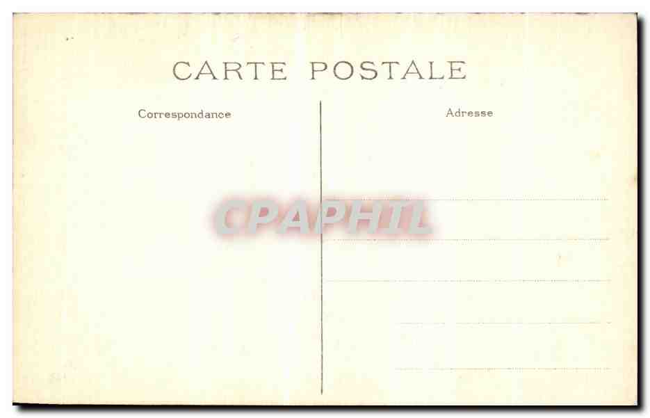 CPA Alencon L Hotel de Ville et le Chateau des Ducs — Rückseite