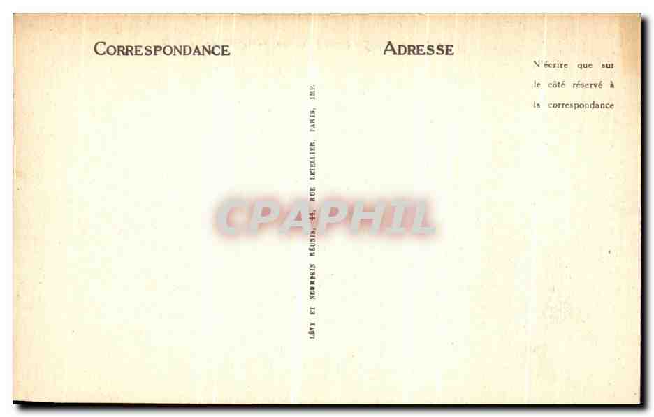 CPA Alencon L Eglise Notre Dame — Rückseite