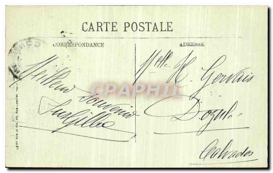CPA Alencon La Maison d Oze — Rückseite