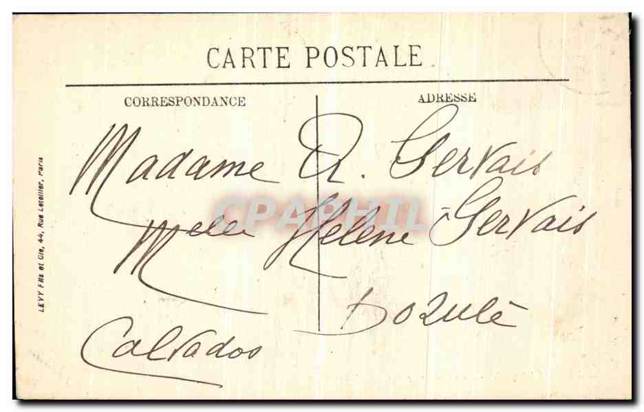 CPA Alencon Vue Generale prise de Notre Dame — Rückseite