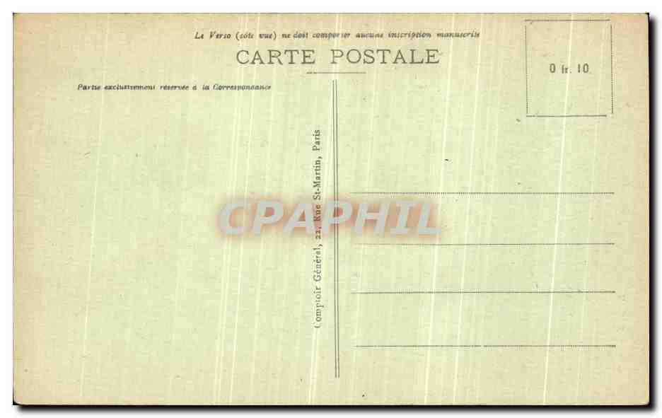 CPA Alencon Rue Saint Blaise Maiosn ou naquit Soeur Therese de l enfant Jesus — Rückseite