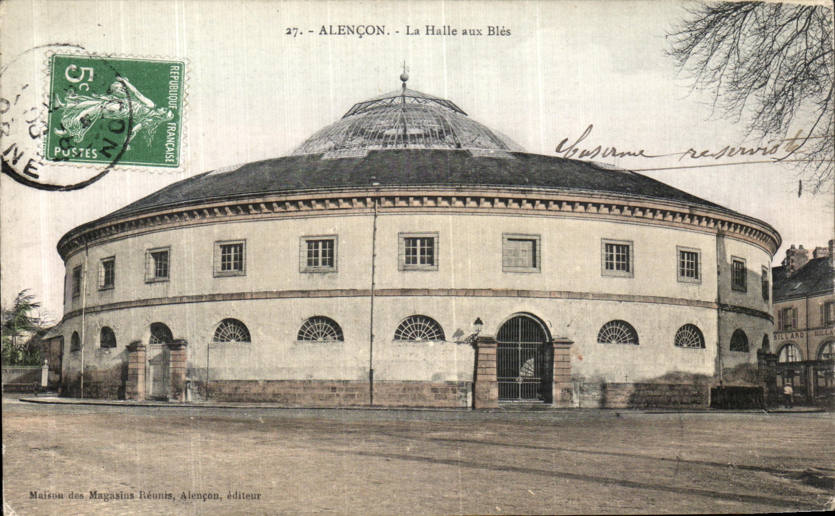 CPA Alencon La halle aux Bles