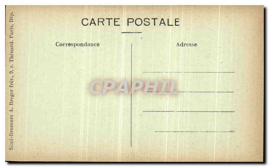 CPA Alencon Vue Panoramique — Rückseite