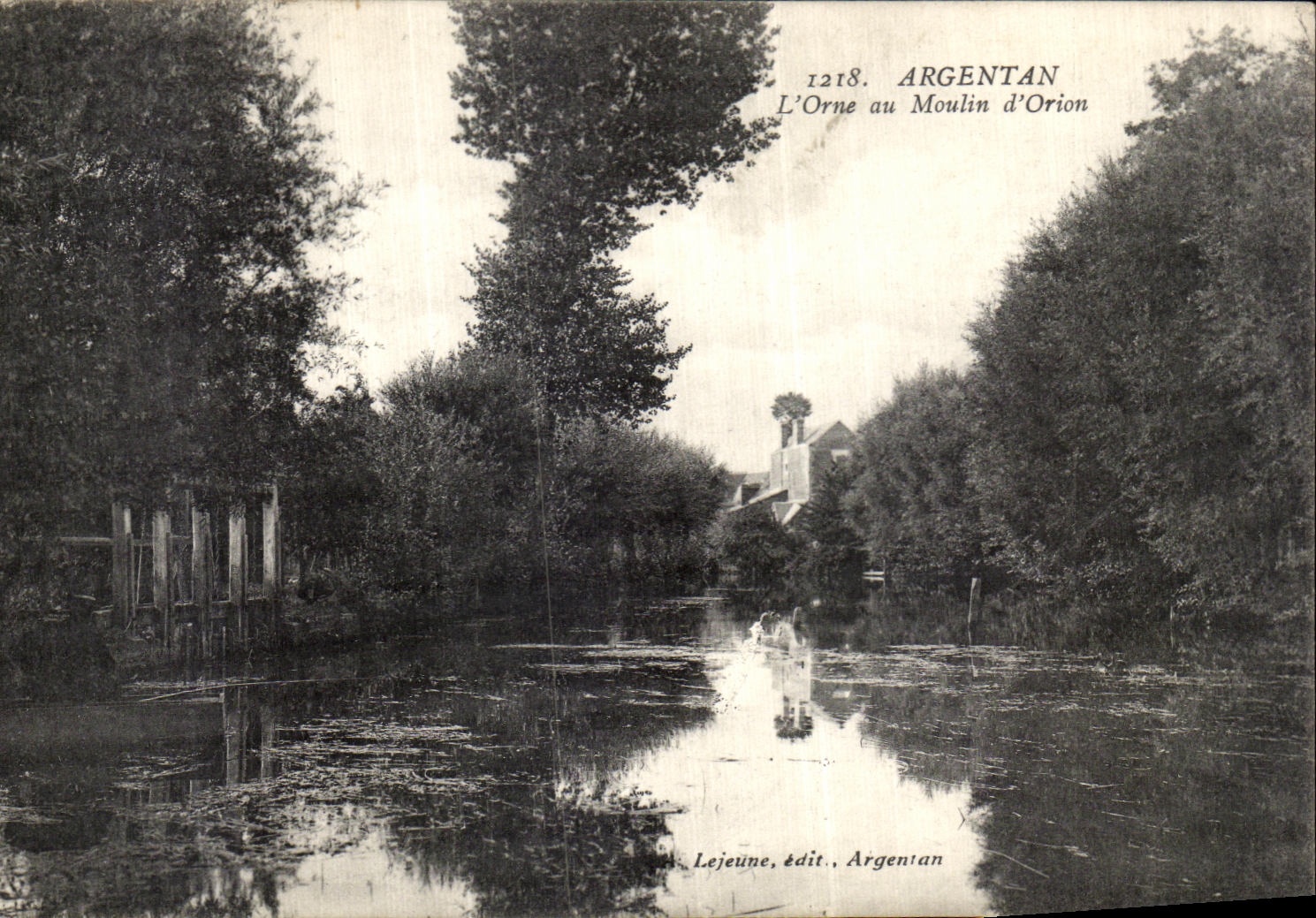 CPA Alencon L Orne au Moulin d Orion