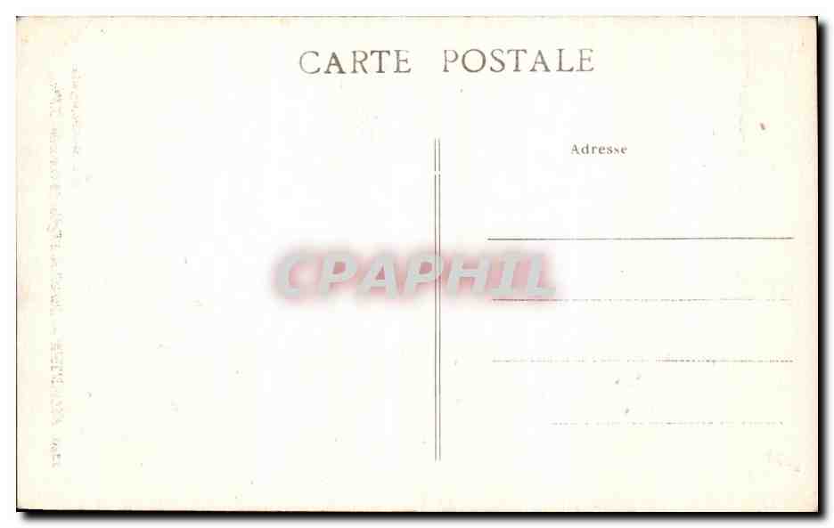 CPA Argentan Portail de l Eglise St Garmain — Rückseite