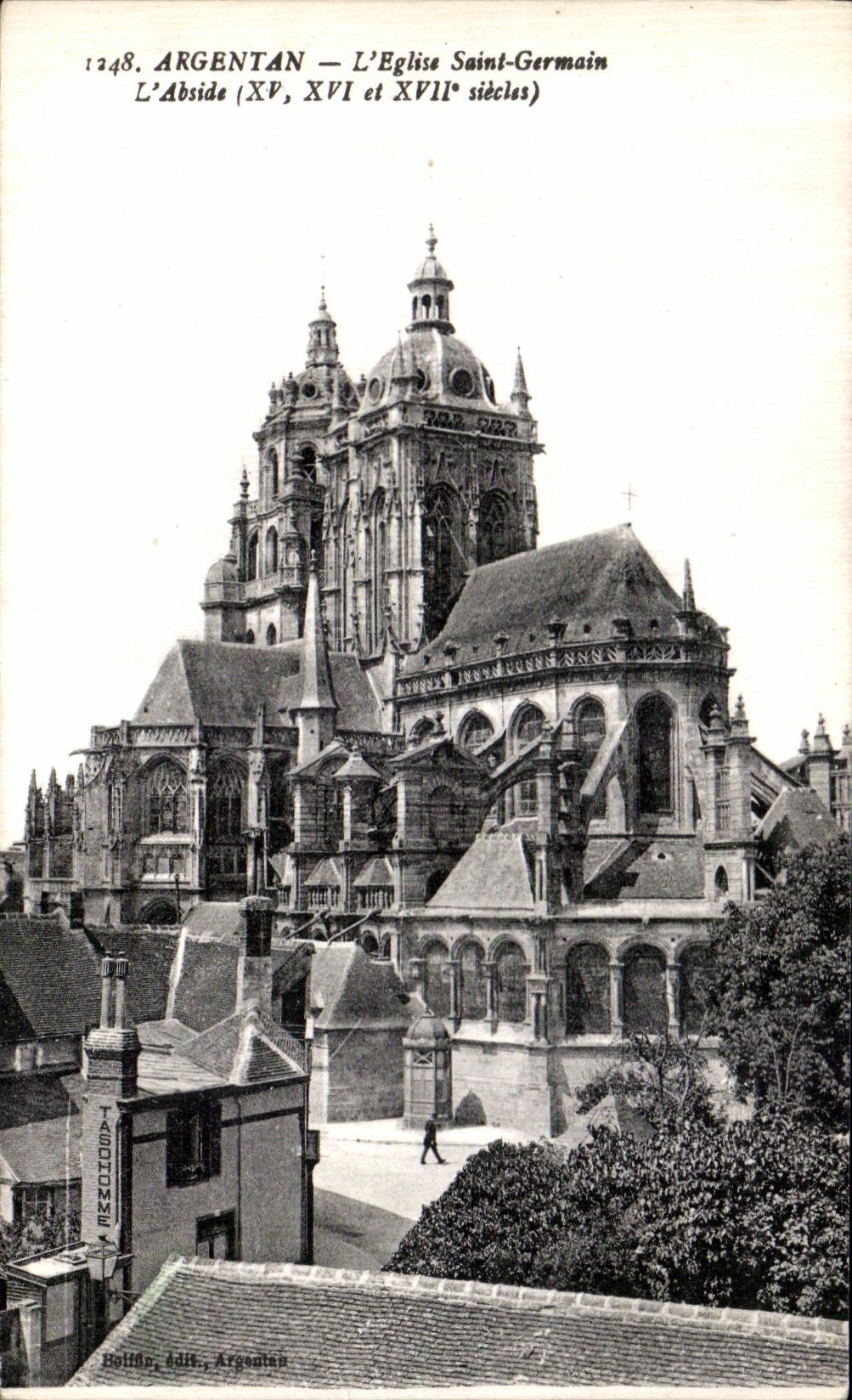 CPA Argentan L Eglise Saint Germain L Abside