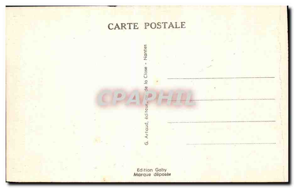 CPA Domfront Eglise Notre Dame sur l Eau et la Varenne — Rückseite