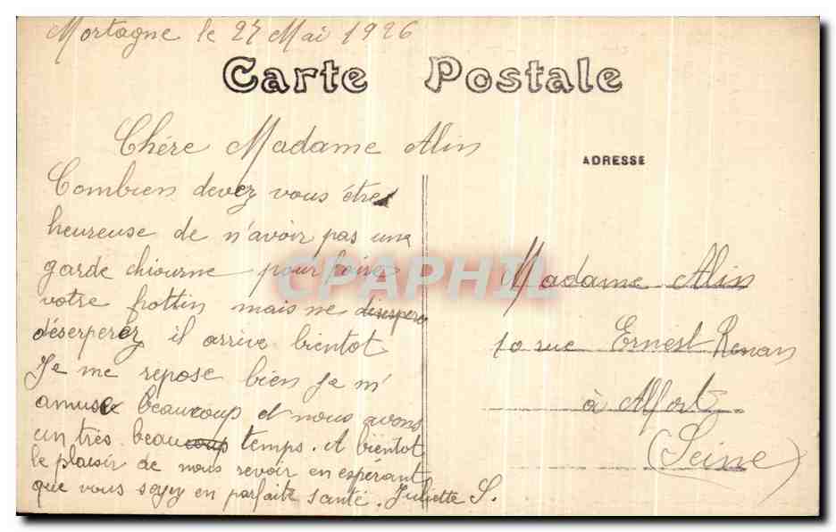 Mortagne (Orne) — Panorama pris du champ de courses - La Gare — Collection Gerault Barville — Reverso