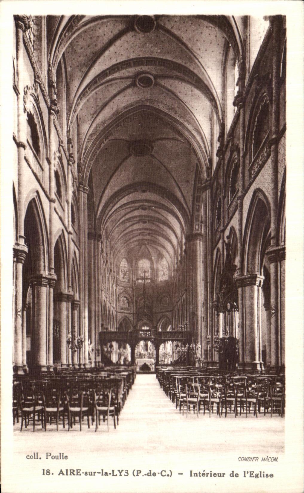 CPA Aire sur la Lys Interieur de l Eglise