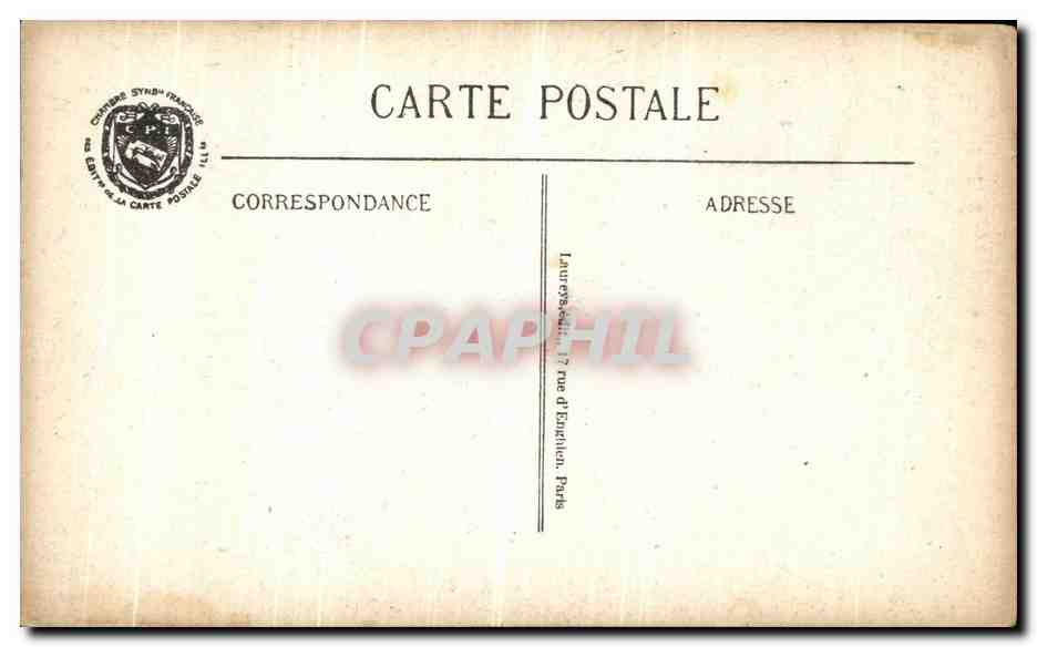 Salle du rez-de-chaussée de l'Hôtel-de-Ville d'Arras — ruines gothiques — Visé Paris N° 737 — Verso
