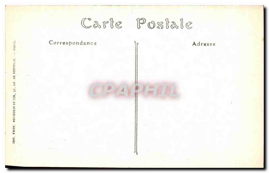 CPA Arras Petite place apres le bombardement Fevrier 1916 Militaria — Rückseite