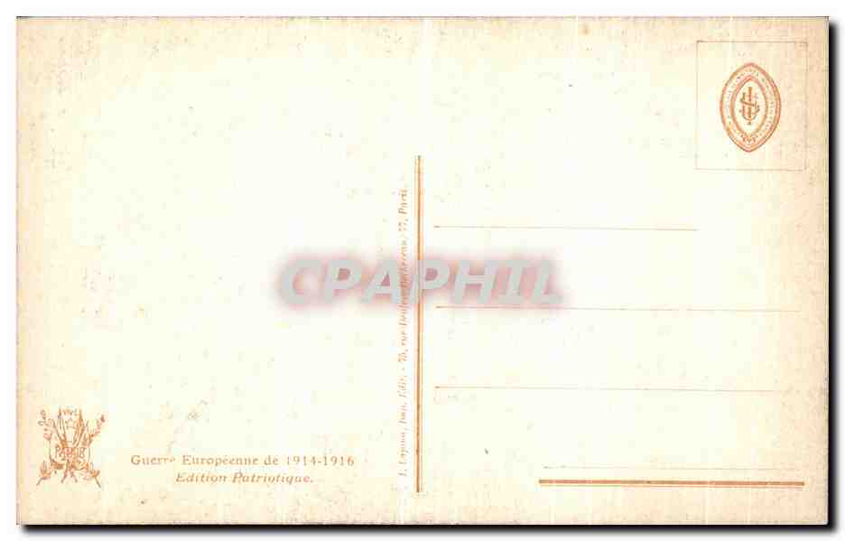 CPA Arras Derniers vestiges de la Tour Saint Jean Baptiste et rue de la House Militaria — Rückseite