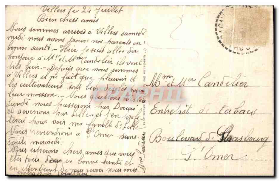 Arras - Un coin de la Petite Place — éditeur non visible, n° de série 83 — Rückseite