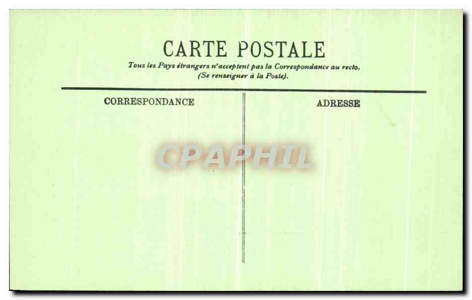 CPA Arras La Fontaine de Neptune — Verso