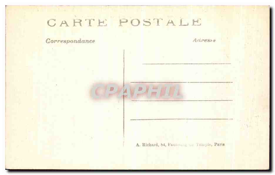 Arras — Ruines du Beffroi et de l'Hôtel de Ville après le bombardement — A.R. n°287 — Rückseite