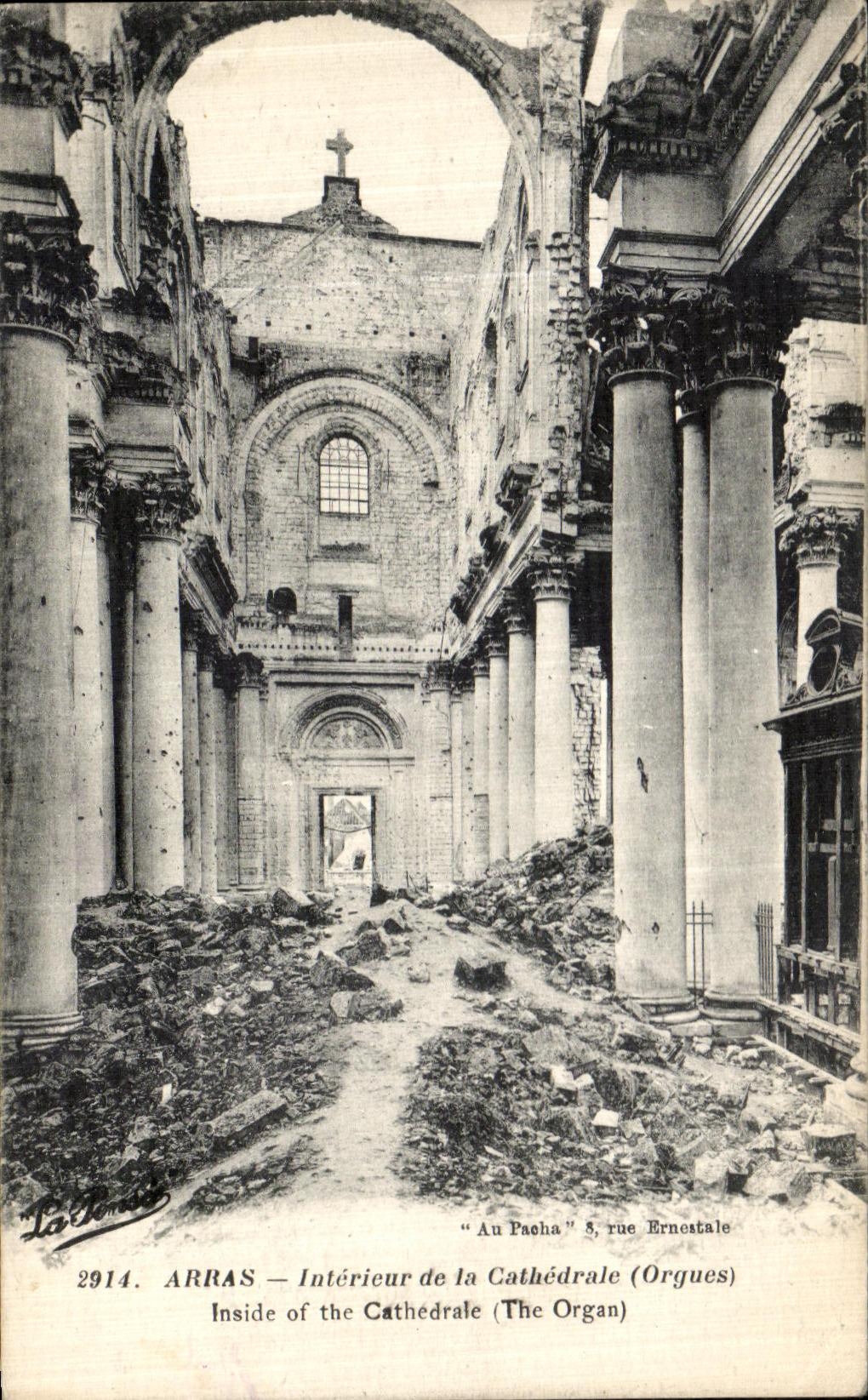 Arras — Intérieur de la Cathédrale (Orgues) — La Dernière, n° 2914