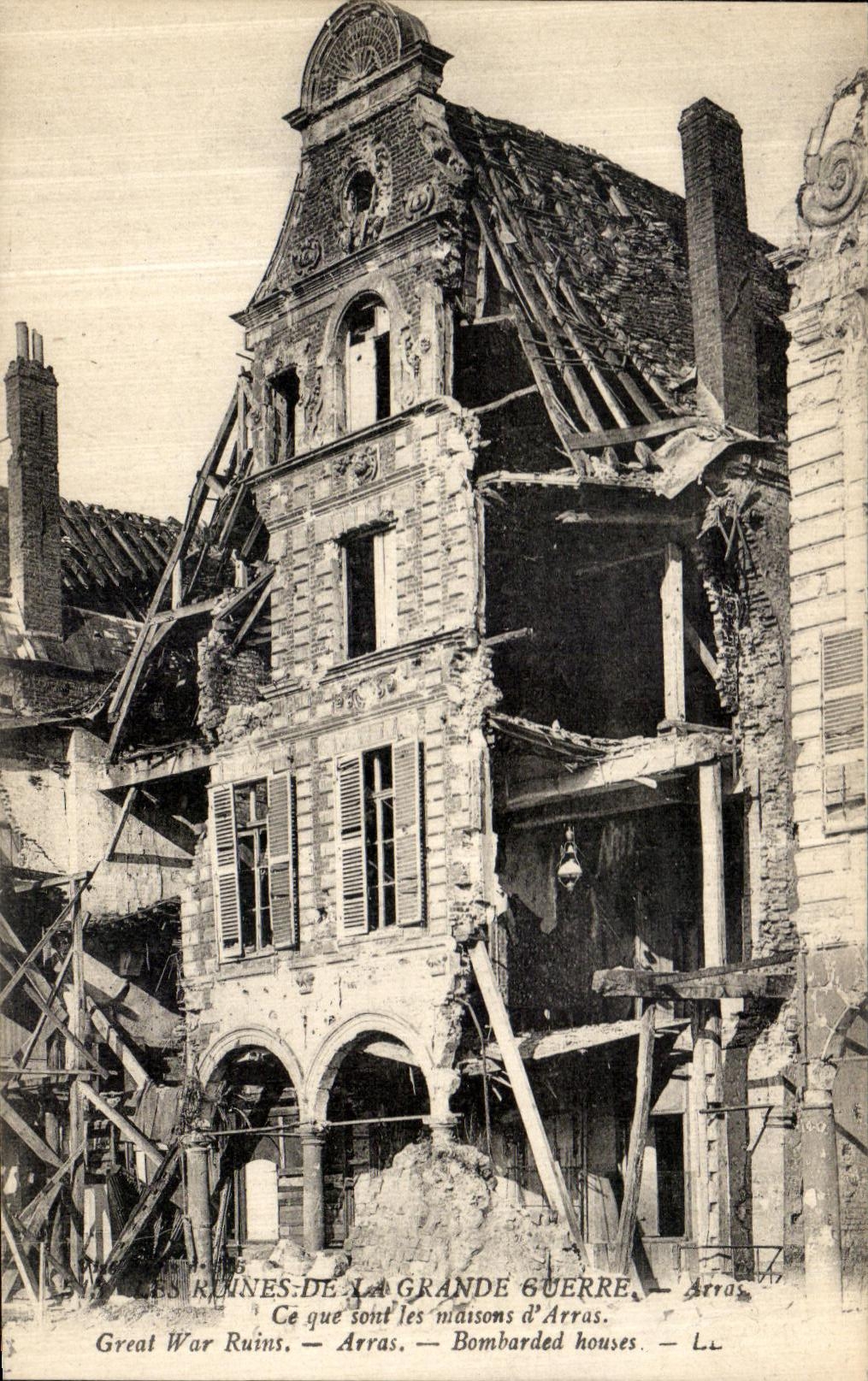 Ruines de la Grande Guerre — Arras — Éditeur : IMP. LEVY FILS & CIE, PARIS