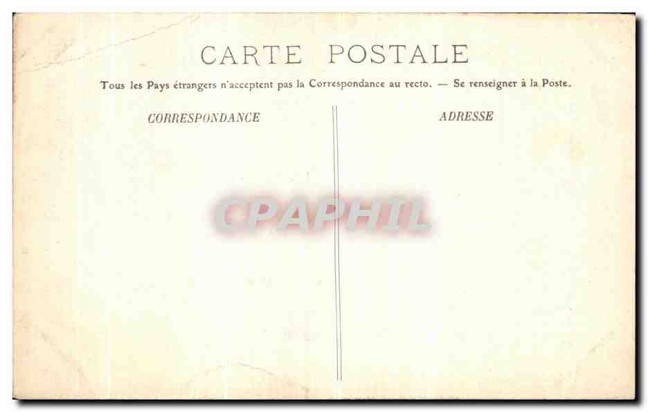 CPA Arras Portail de l Eglise Saint Jean Baptiste  — Verso