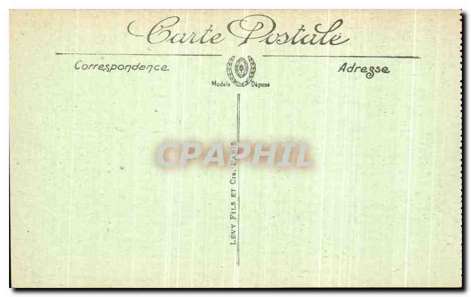 CPA Arras Hotel De Ville Militaria — Rückseite