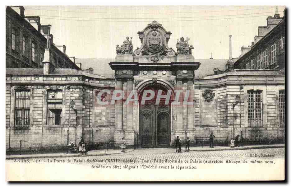 Arras — La Porte du Palais St-Vaast (XVIIIe siècle) — B.D. Bombarc