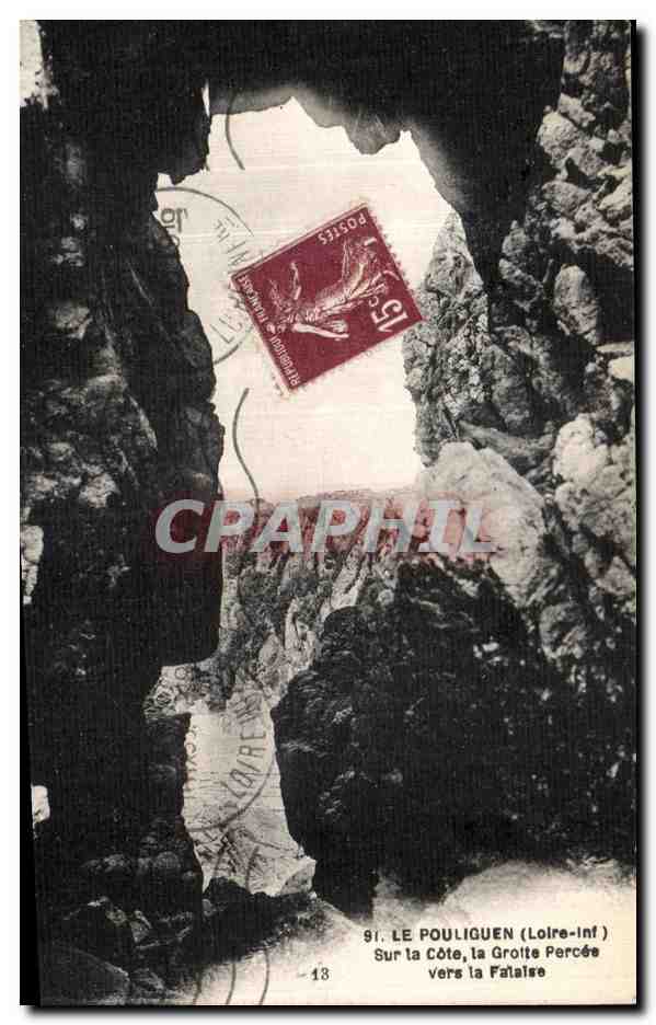 CPA Le Pouliguen Sur La Cote Grotte Perceche 