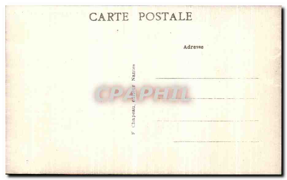 CPA Le Pouliguen Effet De maree La Grande Cote  — Rückseite