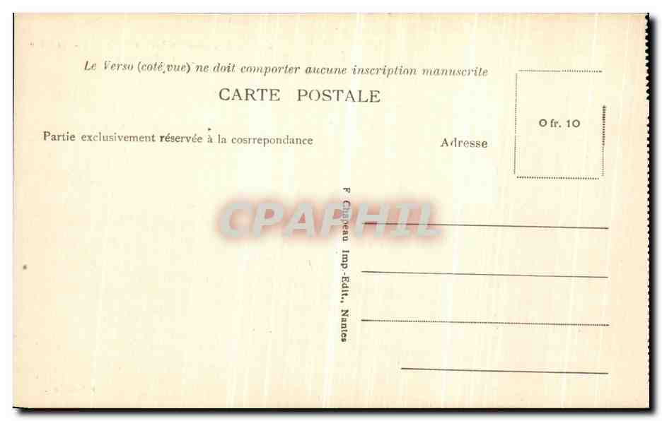CPA Le Pouliguen Sur La Cote La Pyramide — Rückseite