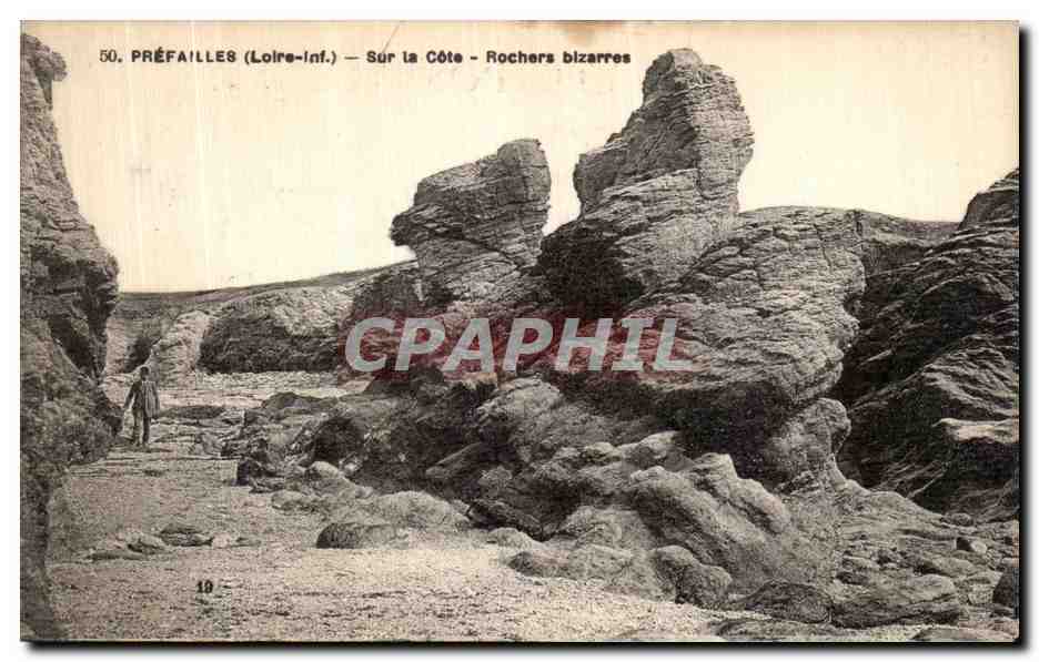 CPA Prefailles Sur la Cote Rochers Bizarres