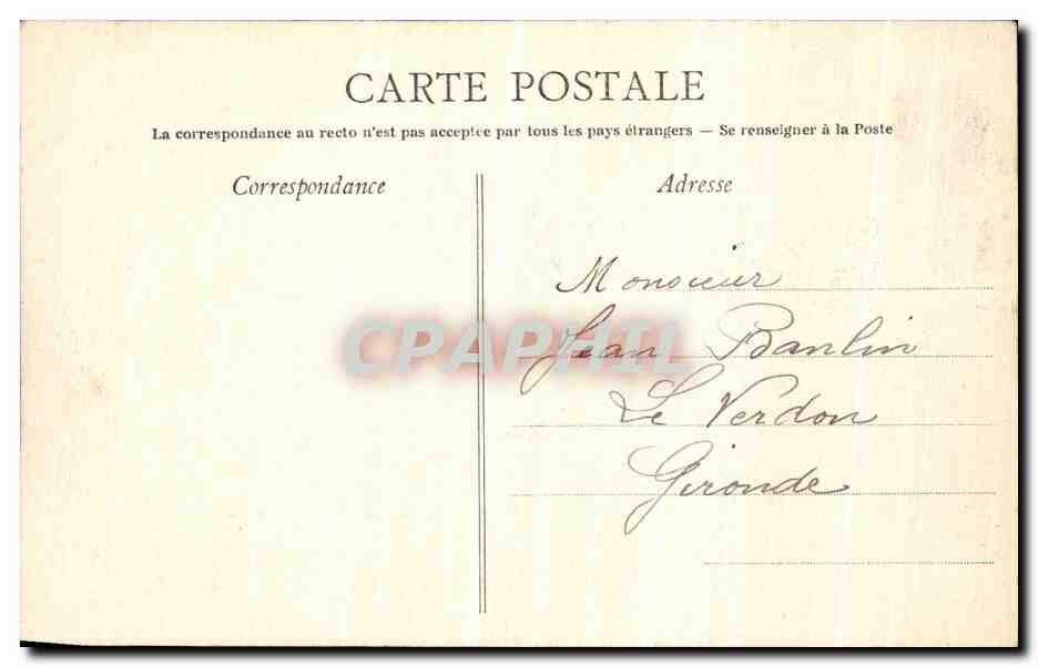 CPA Prefailles Rochers de M et Mme Prefailles — Rückseite