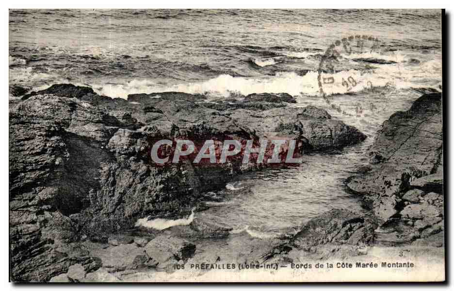CPA Prefailles Bords de la Cote Maree Montante