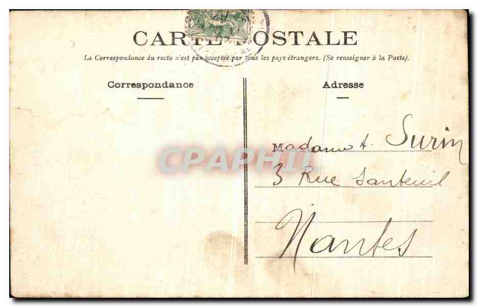 CPA St Brevin l Ocean Le Casino — Rückseite