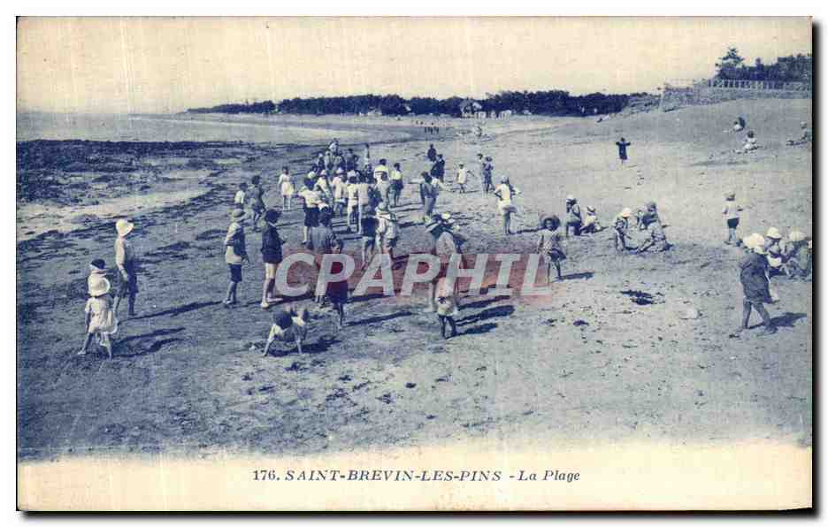 CPA Saint Brevin Les Pins La Plage Enfants