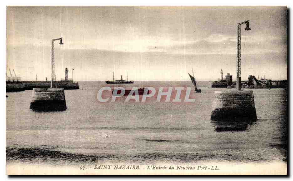Saint-Nazaire - L'Entrée du Nouveau Port - LL