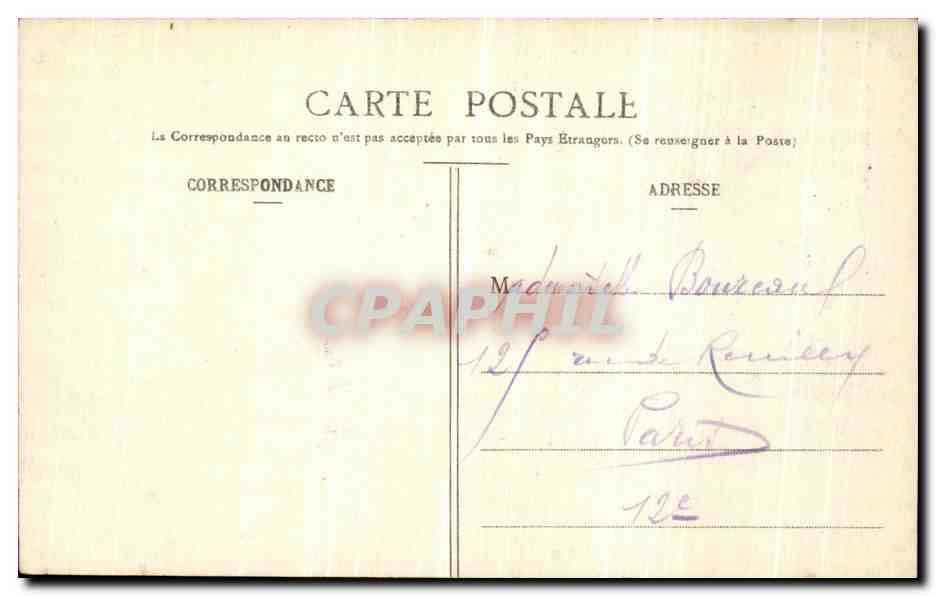 CPA Saint Nazaire L Eglise St Nazaire — Rückseite