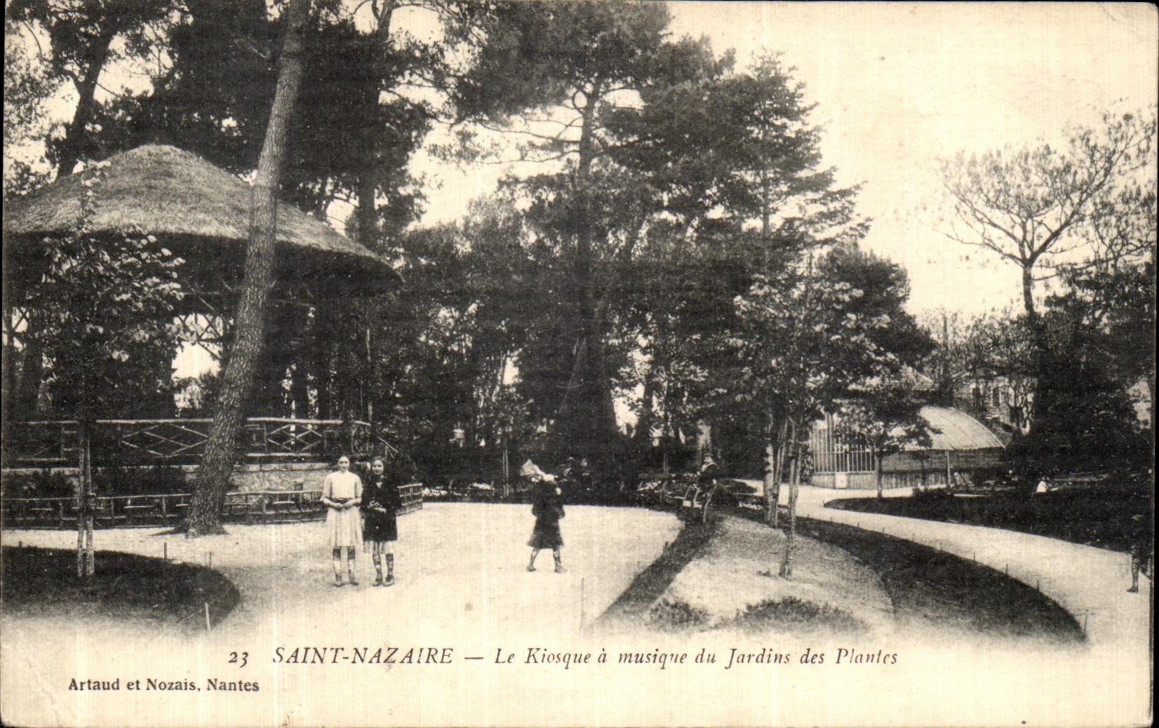 Saint-Nazaire — Le Kiosque à musique du Jardins des Plantes — Artaud et Nozais, N°23